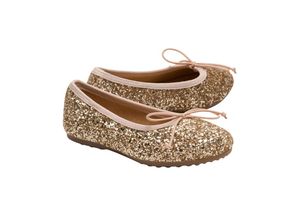 5715243625143 - bisgaard - Ballerinas LUCY GLITTER in gold Gr26