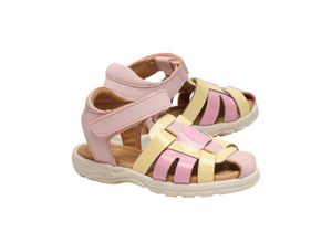 5715243641235 - bisgaard - Klett-Sandalen FREJA mit Zehenschutz in bubble gum Gr28