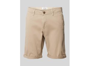 5715305259651 - JACK & JONES Chinoshorts JPSTBOWIE SHORTS SOLID SN MID Crockery Unifarben Grau - Gr S