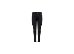 5715305667418 - ONLY Skinny Jeans Mila-Iris Washed Black Unifarben Schwarz - Gr S x 32