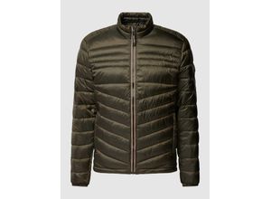 5715307363998 - Jack & Jones - Essentials - Wattierte Jacke in Khaki mit Stehkragen-Grün