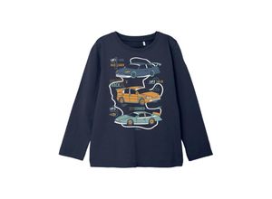 5715308268346 - - Langarmshirtt NMMVUX CARS in dark sapphire Gr104