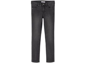 5715308434420 - - Jeanshose NKFPOLLY 7677 in black denim Gr164