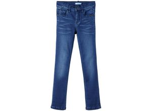 5715308542729 - - Jeanshose NKMTHEO XSLIM in dark blue denim Gr92