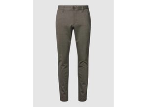 5715308661130 - Tapered Fit Stoffhose mit Fischgratmuster