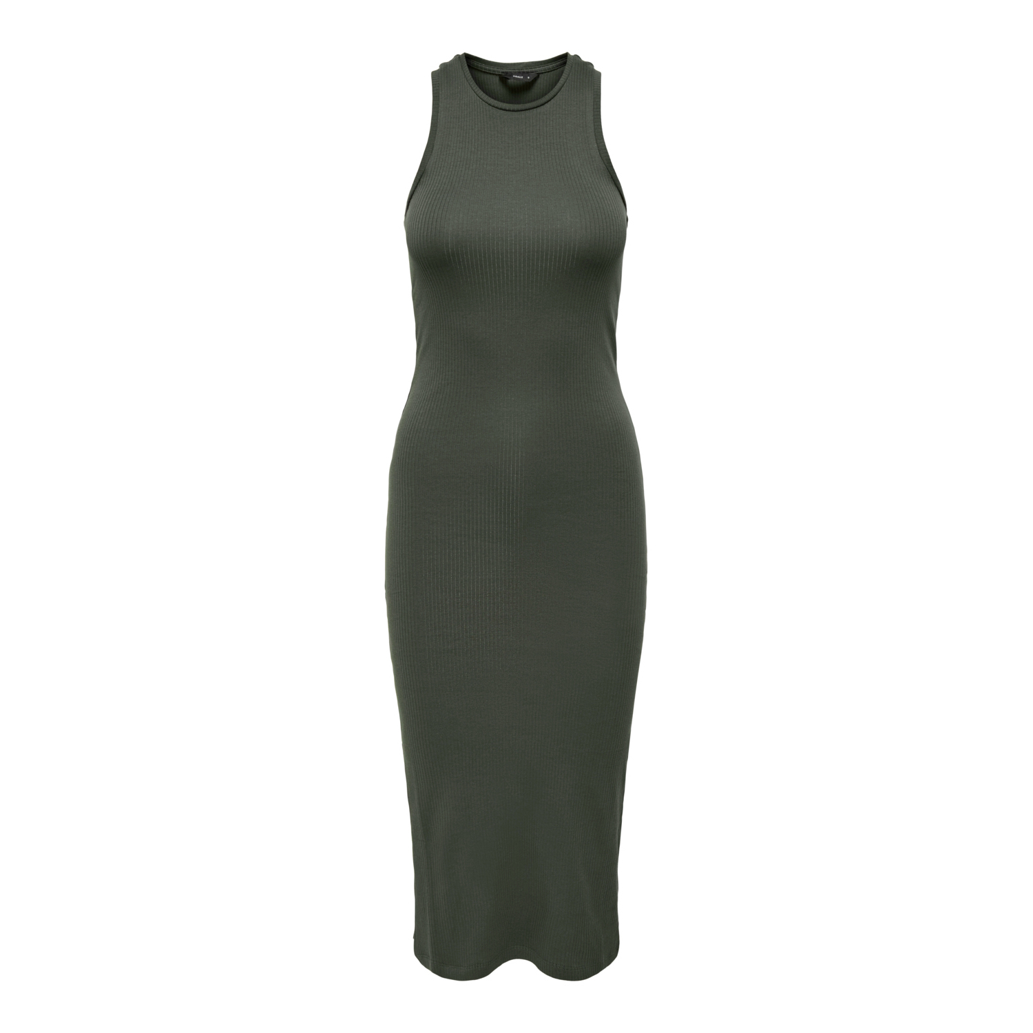 5715309396987 - Onlbelfast S L Midi Dress JRS NOOS Mittellanges Kleid oliv in XL