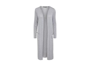 5715309434566 - VERO MODA Strickjacke Enapaya Light Grey Melange Unifarben Grau - Gr XS