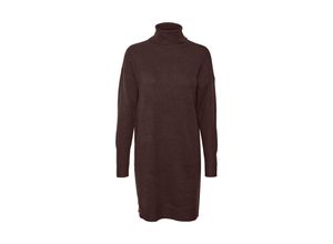 5715311020252 - VERO MODA Strickkleid Brilliant Coffee Bean Melange Melange Braun - Gr S