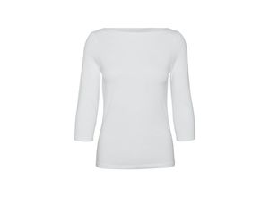 5715311665941 - VERO MODA 3 4 Shirt VMPANDA MODAL 3 4 TOP JRS NOOS Bright White Unifarben Weiß - Gr XL