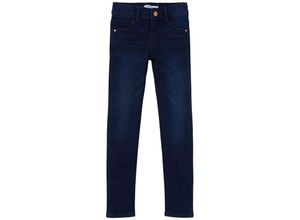 5715312031424 - - Jeanshose NKFPOLLY Skinny Fit in dark blue denim Gr110