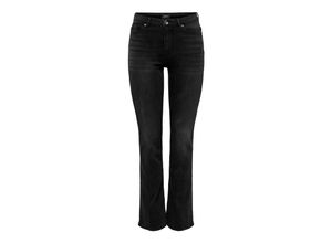 5715312321426 - ONLY Flared Jeans Wauw Flared BJ1097 Washed Black Unifarben Schwarz - Gr L x 34