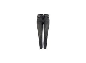 5715312322188 - - Emily - Gerade geschnittene Jeans mit hohem Bund in verwaschenem Grau