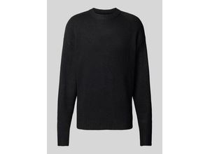 5715313244335 - Jack & Jones - Originals - Pullover aus Wollmix in Schwarz mit Rundhalsausschnitt