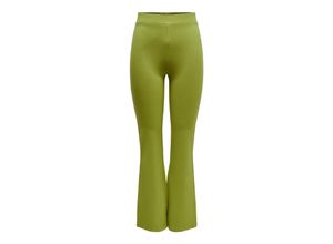 5715314032696 - JDY Stoffhose JDYPRETTY FLARE PANT JRS NOOS Green Moss Unifarben Grün - Gr XS x 32