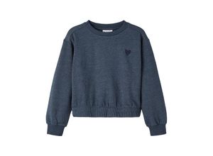 5715314336947 - - Sweatshirt NKFVILUNA BOXY in dark sapphire Gr122 128