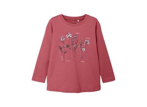 5715314476766 - - Langarmshirt NMFVEEN FLOWER in mauvewood Gr104