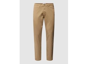 5715314760360 - Slim Fit Chino in unifarbenem Design Modell NEW Miles