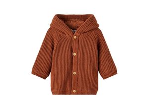 5715315323397 - - Kapuzen-Strickjacke in coconut shell Gr74