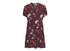 5715318553166 - ONLY Shirtkleid Nova Life Thea Rose Brown 334 Japanese Flower GeblmtFloral Lila - Gr S