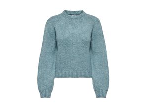 5715318692384 - JDY Strickpullover Dinea Smoke Blue Unifarben Blau - Gr XL