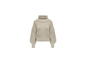 5715318781712 - JDY Rollkragenpullover Megan Cement Unifarben Grau - Gr M