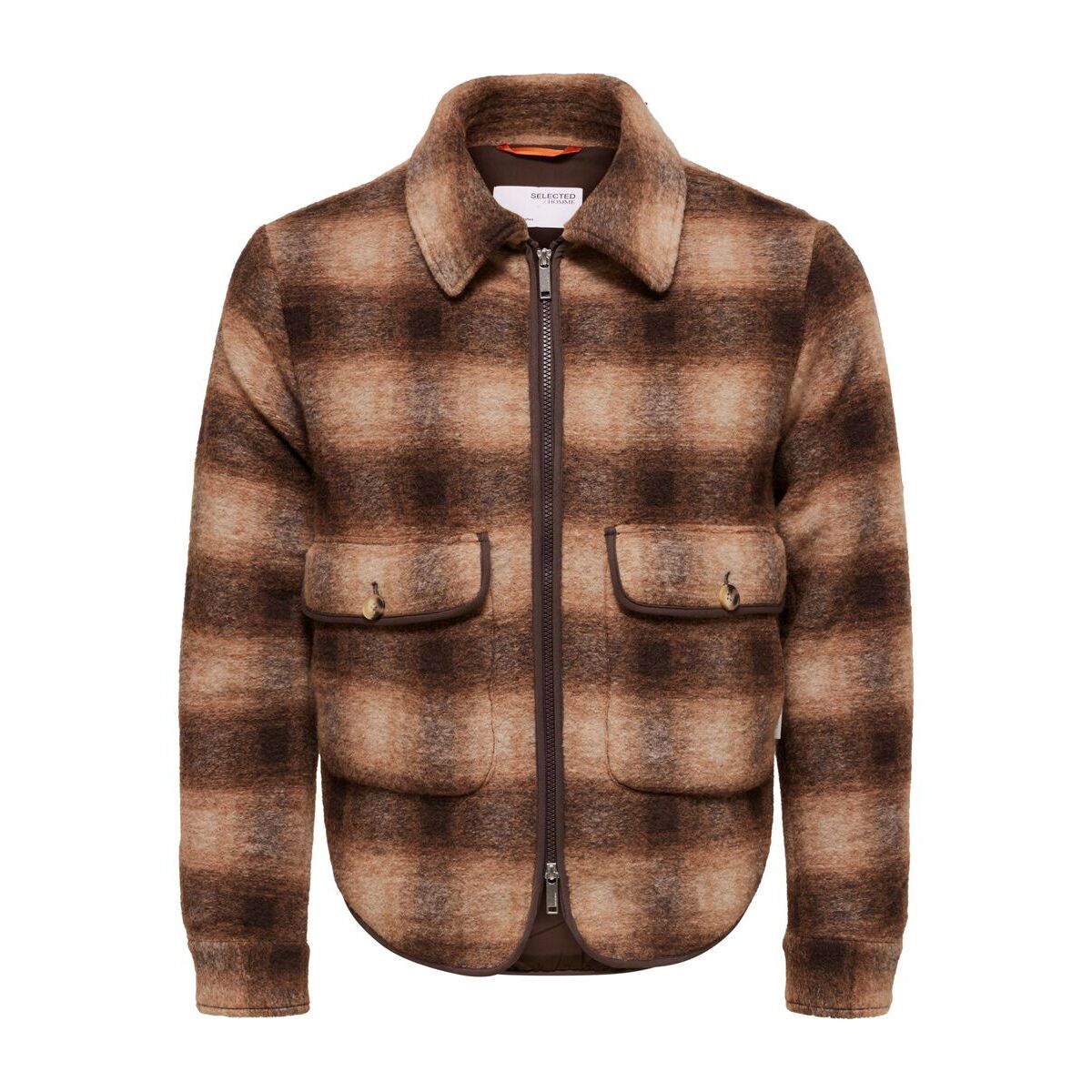 5715319933189 - Jacke mit Karomuster Modell SLHHOPE BOILED WOOL JACKET