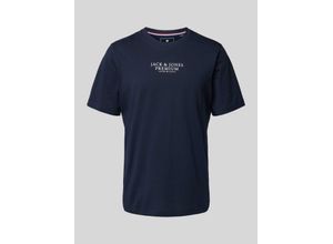 5715320287721 - Jack & Jones - Premium - T-Shirt in Marineblau mit Logo