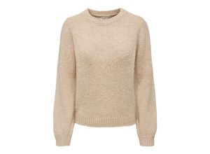 5715320381191 - JDY Strickpullover Dinea Tapioca Unifarben Beige - Gr L