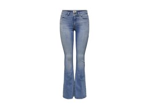 5715320445978 - ONLY Flared Jeans Blush TAI467 Light Blue Denim Unifarben Blau - Gr L x 32