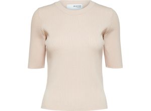 5715320993424 - SELECTED FEMME Pullover Slim-Fit für Damen beige M