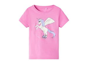 5715321088631 - - T-Shirt NMFBRIGITA - UNICORN in cyclamen Gr92