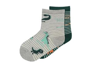 5715321108209 - - Jaquard-Socken NMMTEN 2er-Pack in forest green Gr22-24