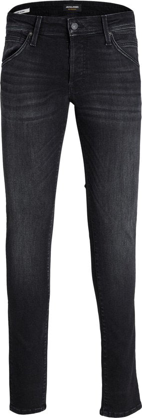 5715322280010 - JACK & JONES Glenn Fox loose fit - Herrenjeans - schwarzer Denim - Größe 31 34