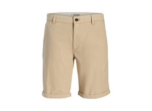 5715323041405 - JACK & JONES Chinoshorts JPSTFURY SHORTS MID SN Dune Unifarben Beige - Gr S