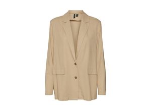 5715324516681 - VERO MODA Klassischer Blazer Mymilo Irish Cream Unifarben Braun - Gr XS