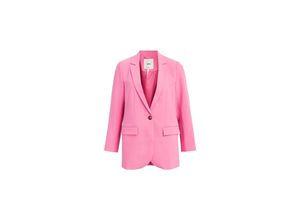 5715357223266 - OBJECT Klassischer Blazer Sigrid Wild Orchid Unifarben Pink - Gr 38