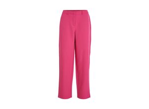 5715357308376 - VILA Stoffhose Kamma Pink Yarrow Unifarben Pink - Gr 36