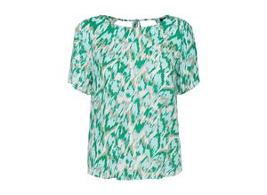 5715363434540 - VERO MODA Shirtbluse Menny Limpet Shell Mette Motivprint Grün - Gr M