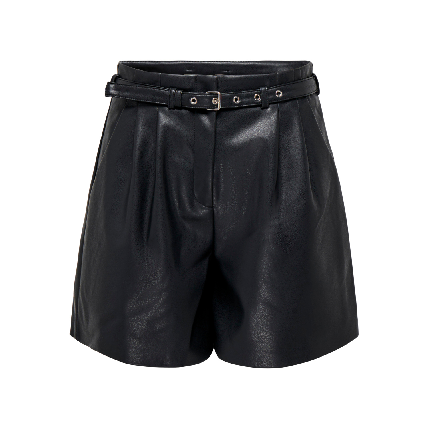 5715363693329 - ONLHEIDI FAUX LEATHER SHORTS CC OTW Short schwarz