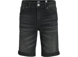 5715364157325 - ORIGINALS by JACK & JONES Bermudajeans Taschennieten Five-Pocket für Kinder schwarz 158