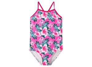 5715365570871 - - Badeanzug NKFZIZA - FLORAL in sangria sunset Gr146 152