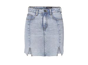 5715365685032 - NOISY MAY Jeansrock April Light Blue Denim Unifarben Blau - Gr M