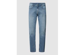 5715365736826 - Slim Fit Jeans mit Label-Patch Modell Loom