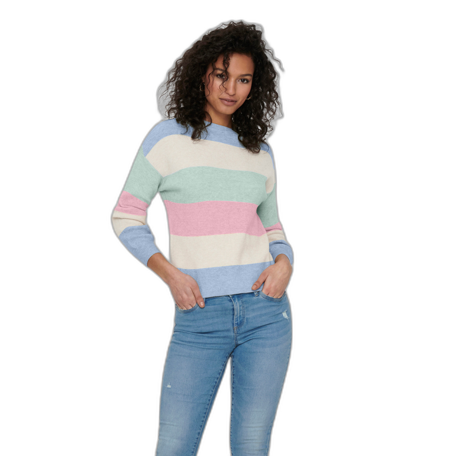 5715366384774 - Gestreifter Pullover Frau Atia