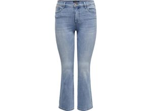 5715366451285 - ONLY CARMAKOMA Jeanshose Bootcut High Waist für Damen blau 50 32