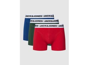 5715366505254 - Jack & Jones - Mehrfarbige Unterhosen mit weißem Logobund im 3er-Pack-Bunt