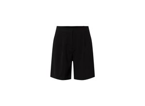 5715366793309 - - Schmal geschnittene Shorts in Schwarz mit hohem Bund-Black