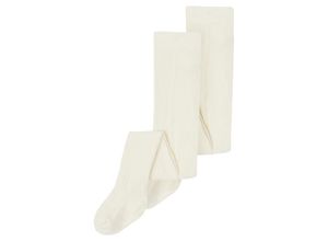 5715367032711 - - Strumpfhose NNKNPANTYHOSE 2er-Pack in white alyssum Gr74 80