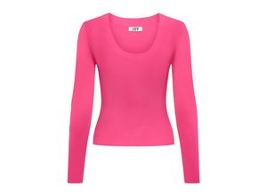 5715368184013 - JDY Strickpullover Plum Ysla Shocking Pink Unifarben Pink - Gr M