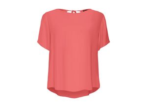 5715368662016 - VERO MODA Shirtbluse Menny Georgia Peach Unifarben Rot - Gr XS